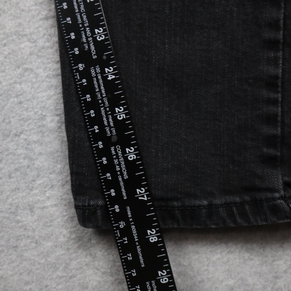 Levi's 505‎ Jeans Mens 40x30 Regular Fit Stretch Flex 5-Pocket Denim Black - Picture 9 of 12